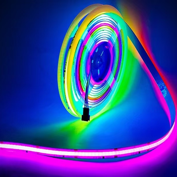 Komersial Magic COB LED Strip Dream Full Color DC 24V Adresable 0