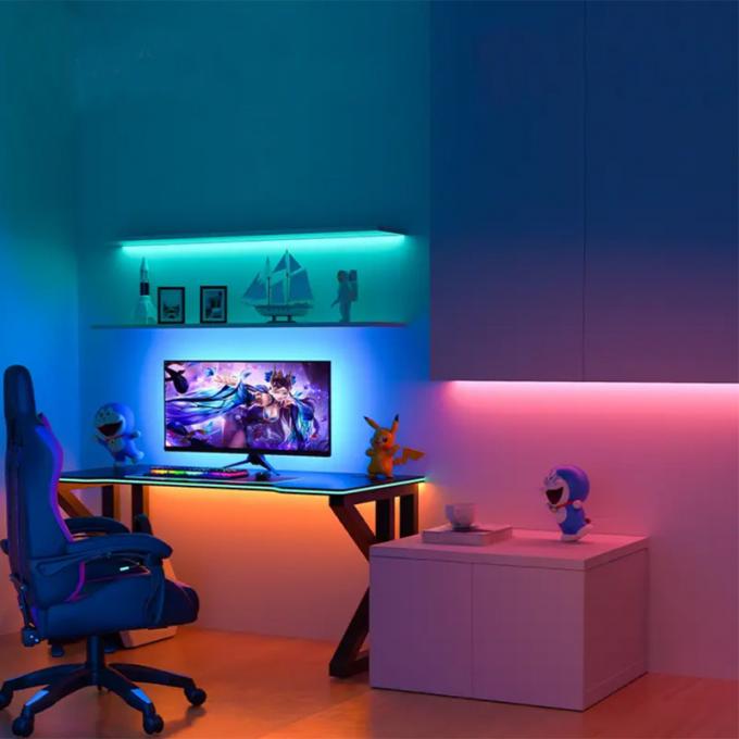 Komersial Magic COB LED Strip Dream Full Color DC 24V Adresable 8