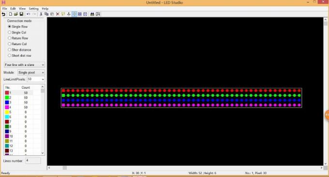 4096 piksel Salve DMX LED Controller H802RA 4 Port Aluminium Alloy Material 6